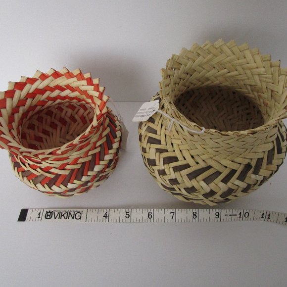 pair of Tarahumara pot baskets - Picture 2 of 4